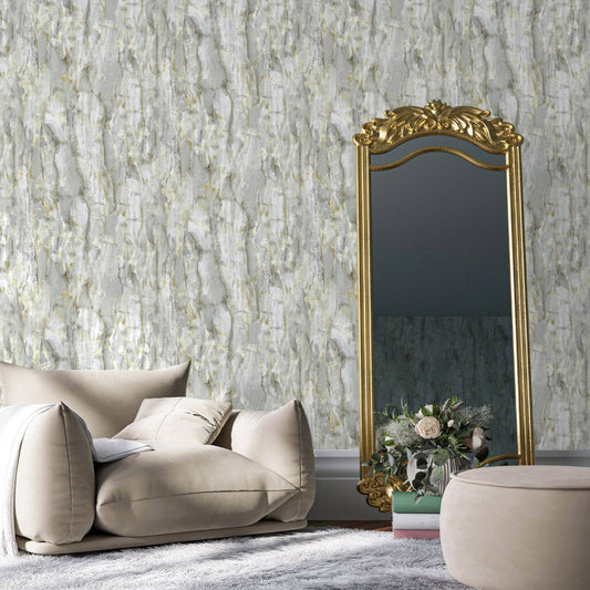Rasch Chiara Powder Blue Wallpaper - 400204