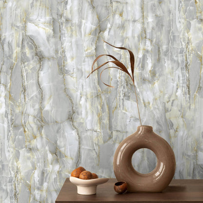 Rasch Chiara Powder Blue Wallpaper - 400204