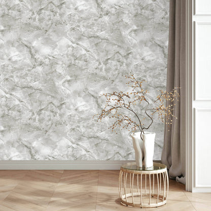 Rasch Carlotta Grey Wallpaper - 400310