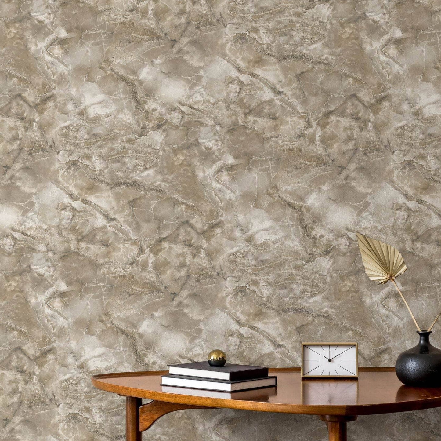 Rasch Carlotta Mocha Wallpaper - 400327