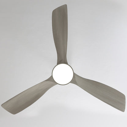 Ventilateur de plafond à LED intégré de 48 et 52 pouces avec éclairage et télécommande, moteur à courant continu réversible.