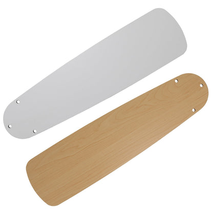 Ventilateur de plafond à LED intégré de 48 et 52 pouces avec éclairage et télécommande, moteur à courant continu réversible.