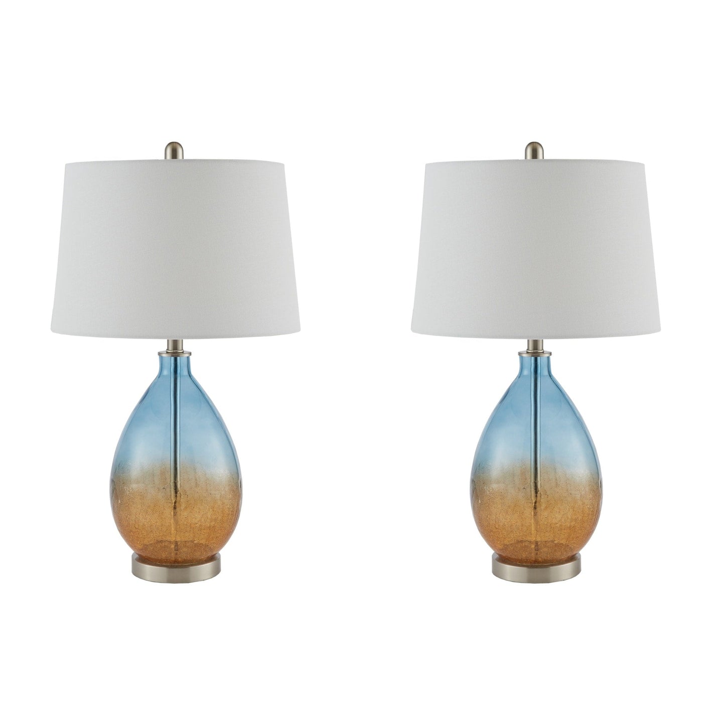 510 Design Cortina Ombre Glass Table Lamp, Set of 2