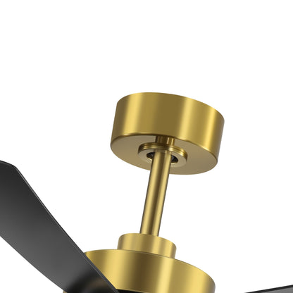 Ventilateur de plafond Breezary à 5 pales LED 65/52/42 avec kit d'éclairage et télécommande