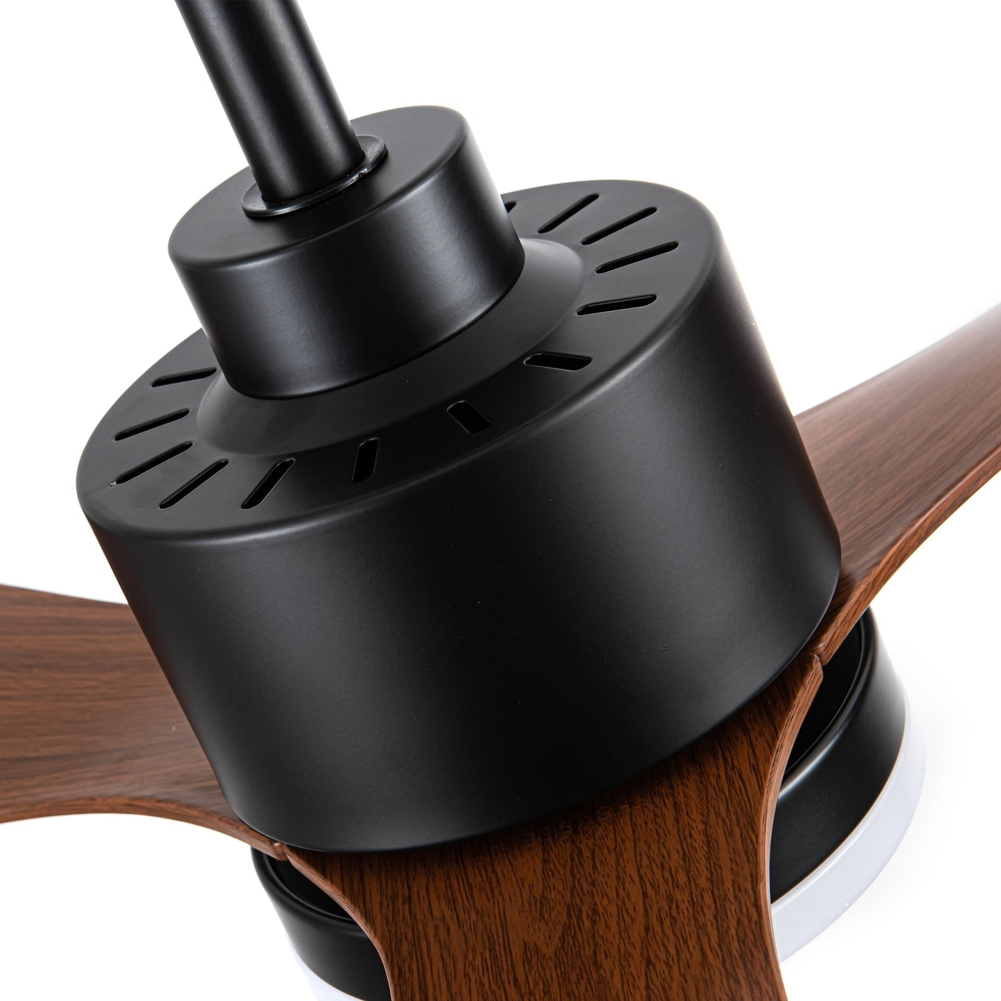 Ventilateur de plafond LED 52 pouces avec éclairage et télécommande (3 pales)