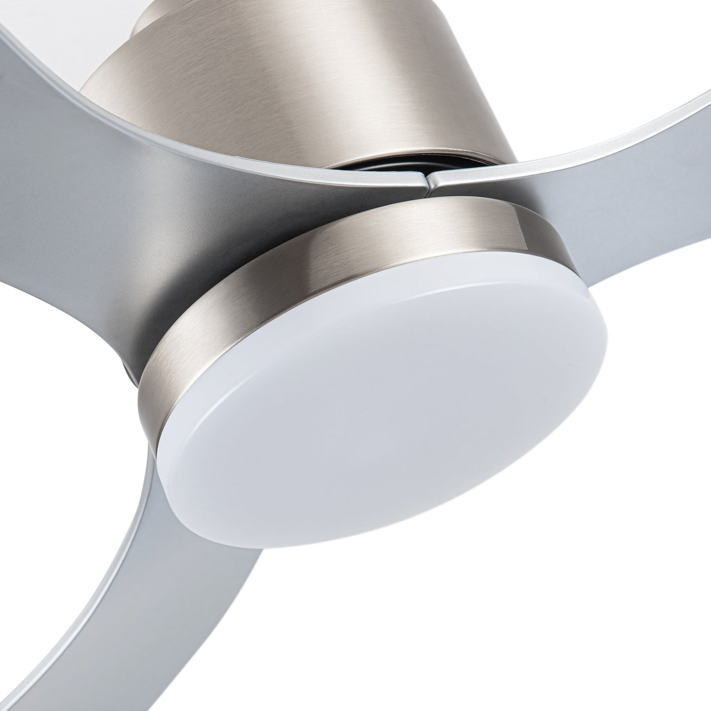 Ventilateur de plafond LED 52 pouces avec éclairage et télécommande (3 pales)