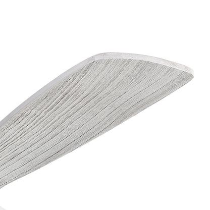 Ventilateur de plafond moderne de 52 pouces en bois massif/ABS avec télécommande (sans éclairage), 6 vitesses de ventilation, flux d'air réversible.