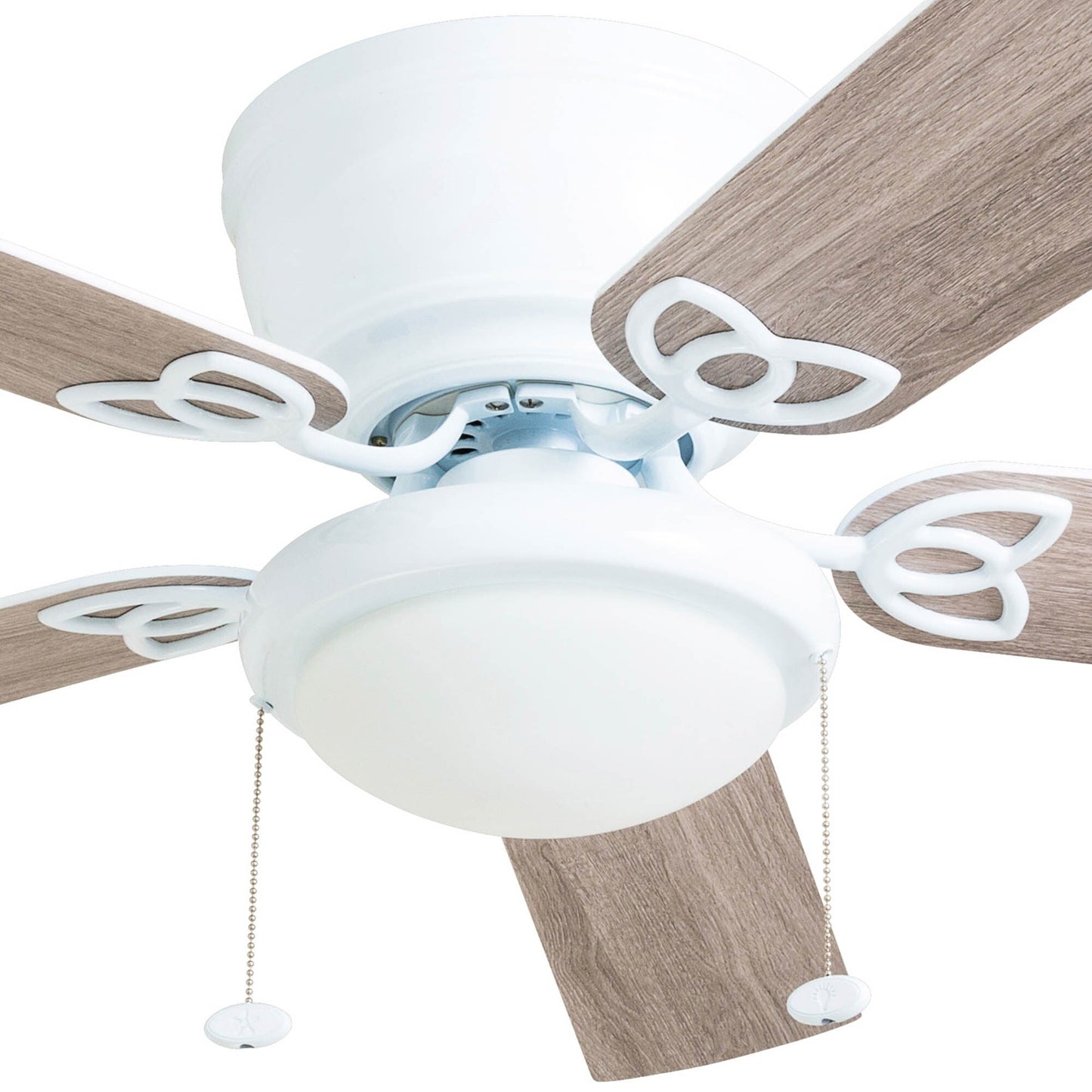 52 Prominence Home Benton Traditional Indoor LED Ceiling Fan with Light, Pull Chains