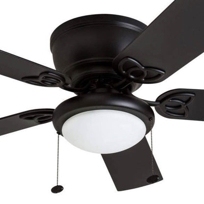 52 Prominence Home Benton Traditional Indoor LED Ceiling Fan with Light, Pull Chains