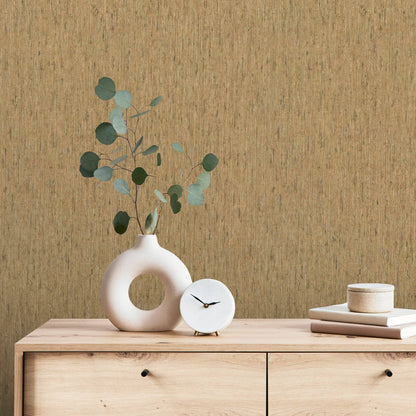 Rasch B55 Boho Textured Ochre Wallpaper - 571028