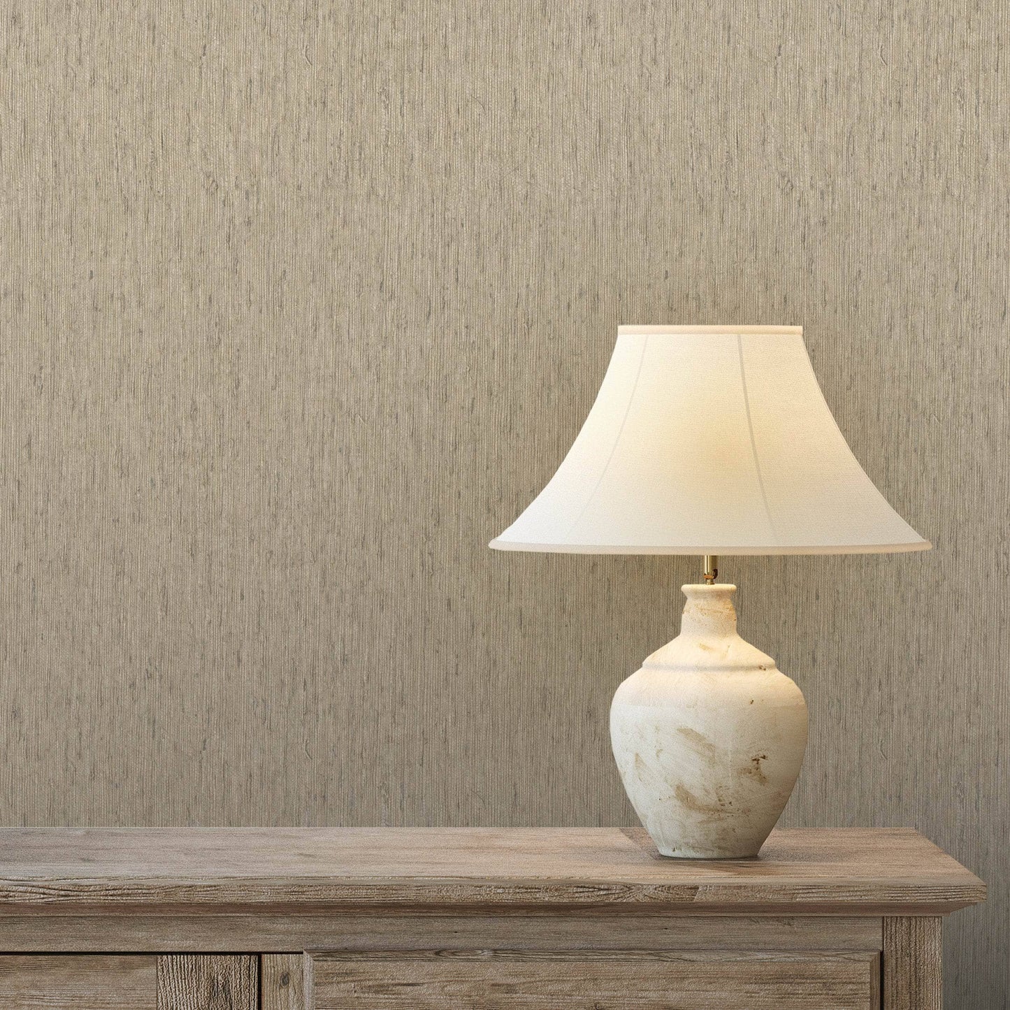 Rasch B55 Boho Textured Mushroom Wallpaper - 571059