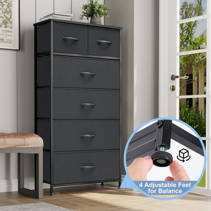 6-drawer Chest Vertical Dresser Storage Tower by Crestlive Products