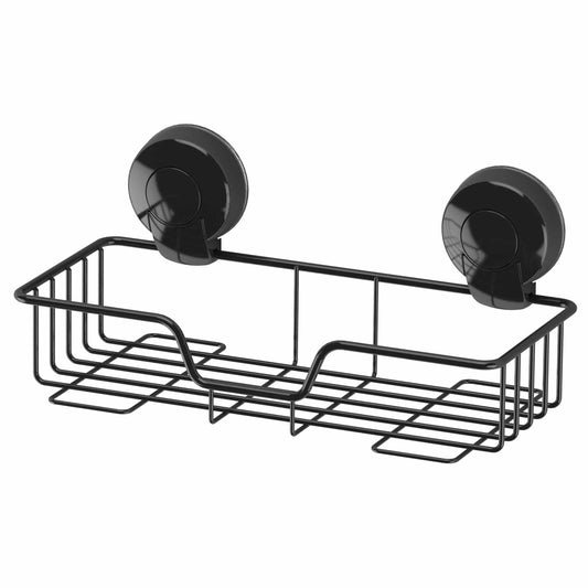Suctionloc Rectangular Basket Black