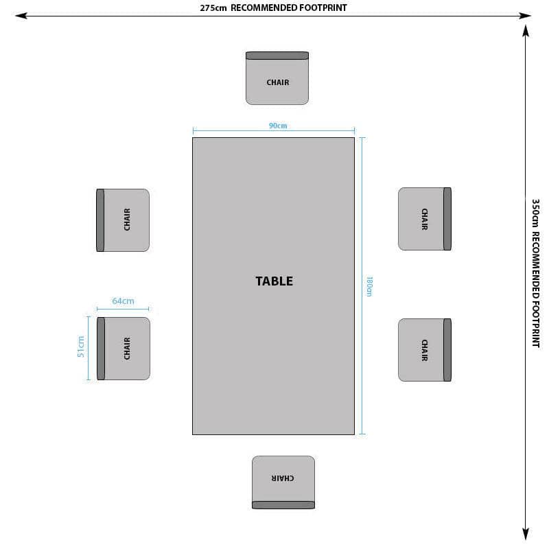 Lincoln Fixed Table & Vancouver Emerald Chairs - Multiple Configurations