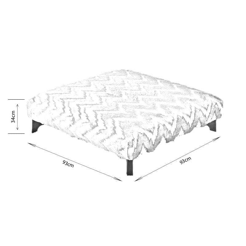 Monterrey Footstool - Mink