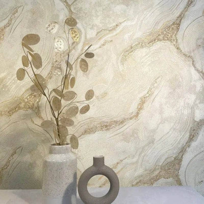 Rasch Palmetto Sienna Marble Natural Wallpaper - 529425