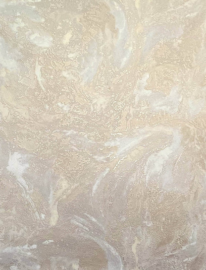 Rasch Palmetto Sienna Marble Beige Wallpaper - 534467
