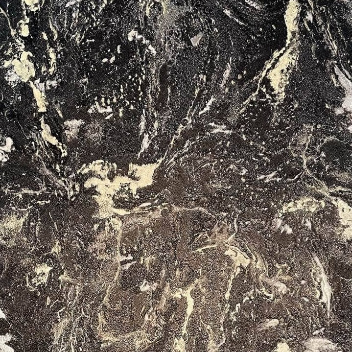 Rasch Palmetto Sienna Marble Black Wallpaper - 534481