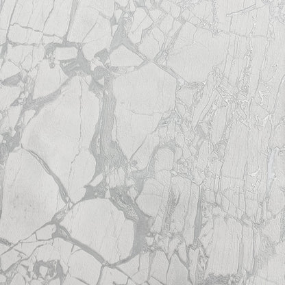 Rasch B03 Enzo Marble White & Silver - 538144