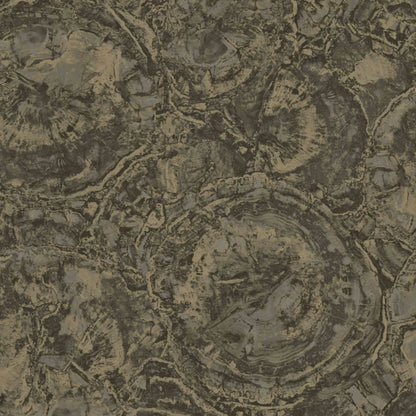 Rasch B04 Orvieto Marble Black & Gold Wallpaper - 544343
