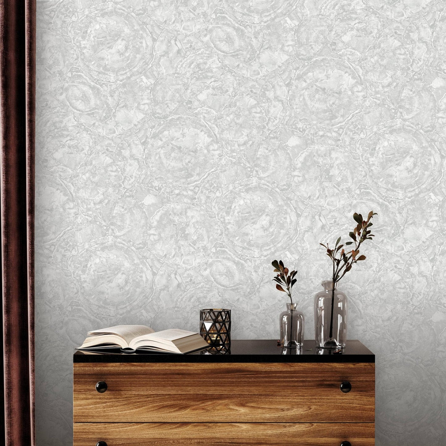 Rasch B04 Orvieto Marble Grey Wallpaper - 544374