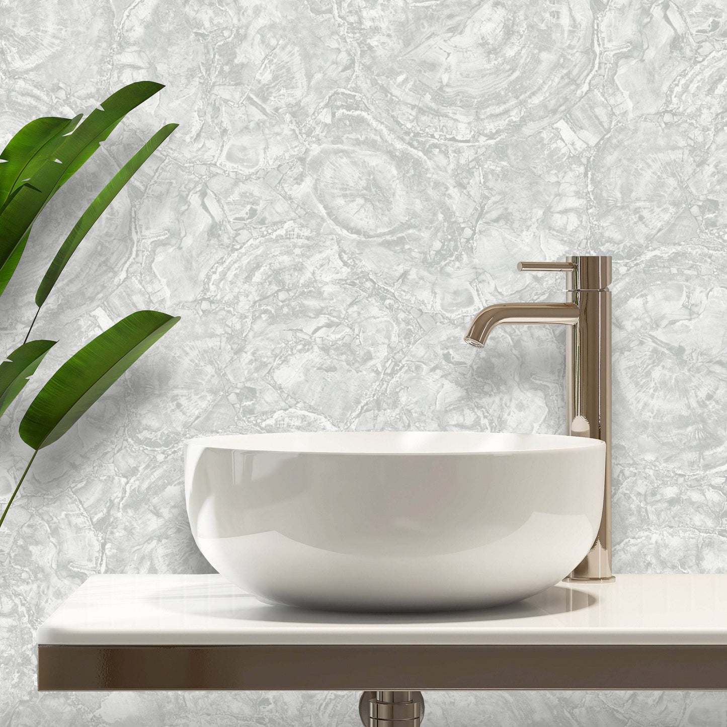 Rasch B04 Orvieto Marble Grey Wallpaper - 544374