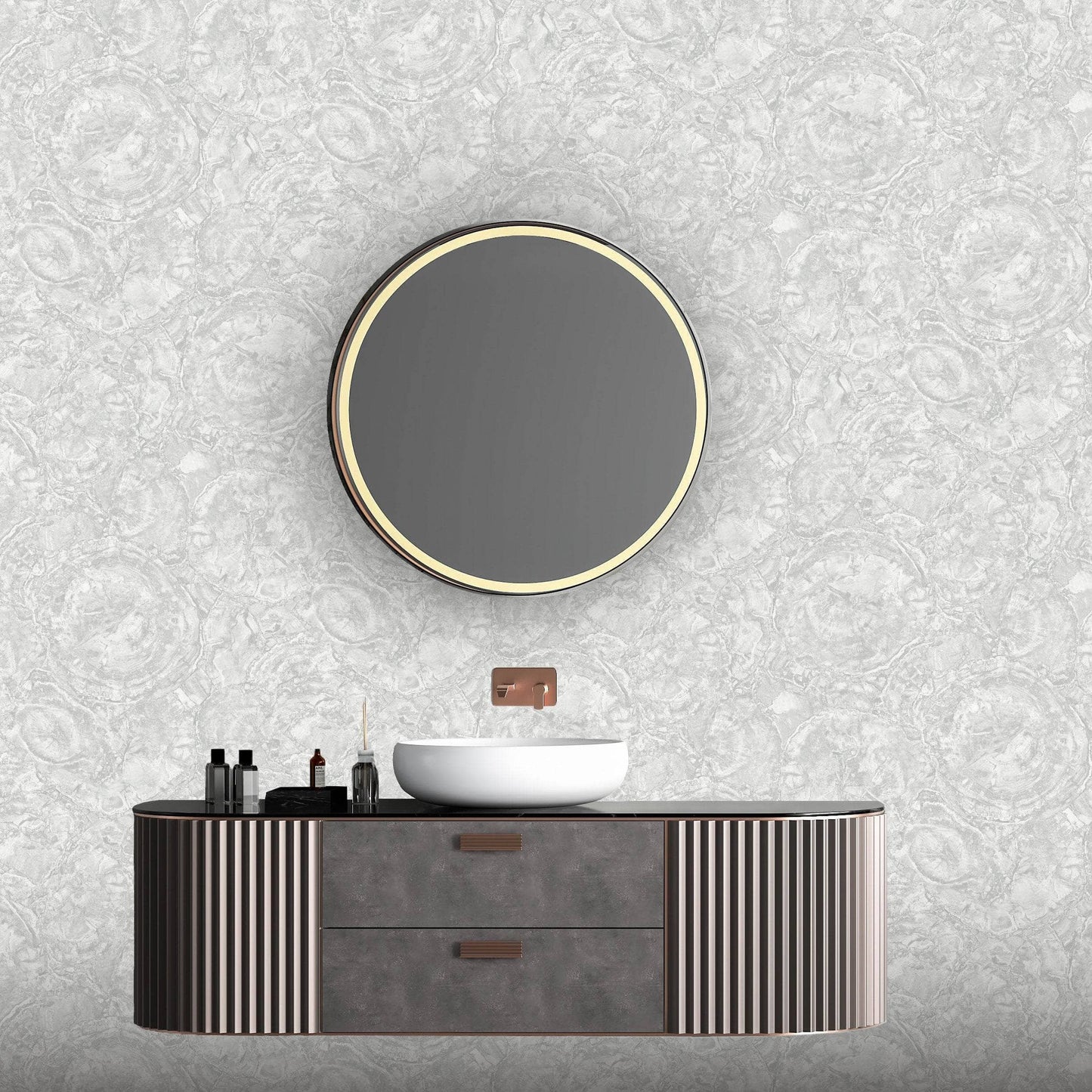 Rasch B04 Orvieto Marble Grey Wallpaper - 544374