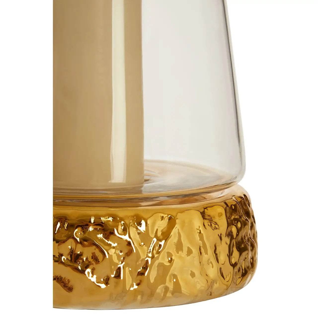 Martele Medium Hurricane Gold Candle Holder