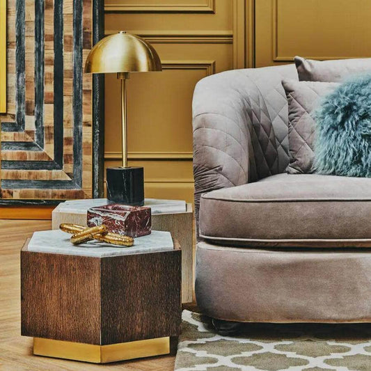 Prato Hammered Gold Chain Sculpture