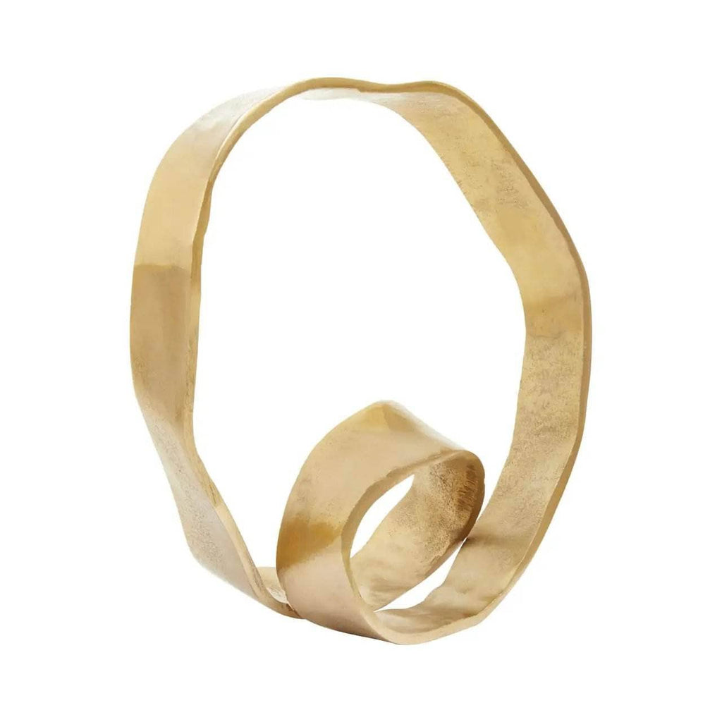 Prato Rounded Knot Sculpture - Gold