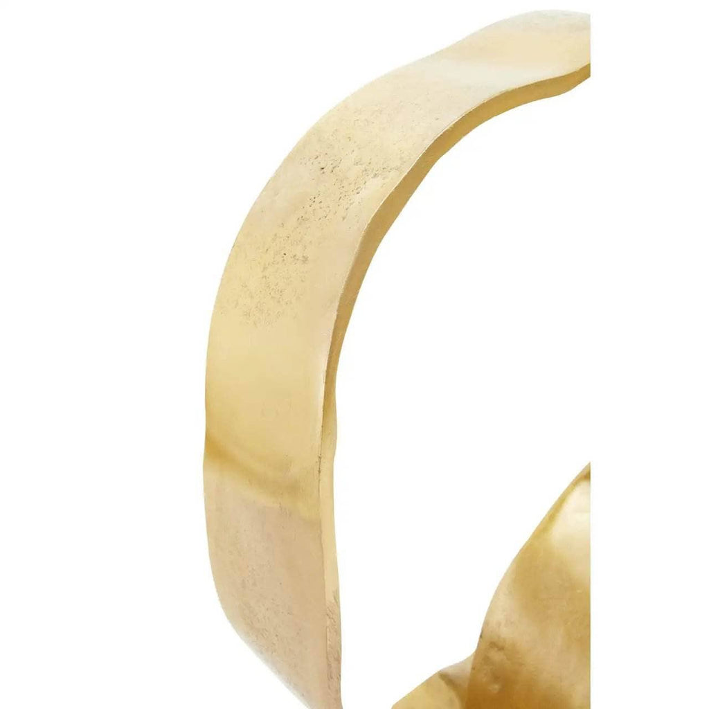 Prato Rounded Knot Sculpture - Gold