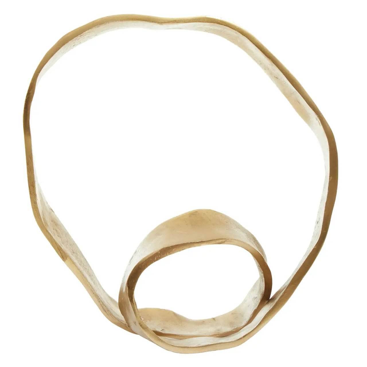 Prato Rounded Knot Sculpture - Gold