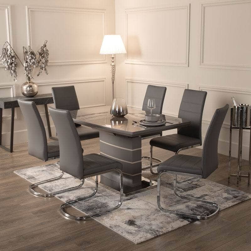 Milano Dining Table & 6 Chairs