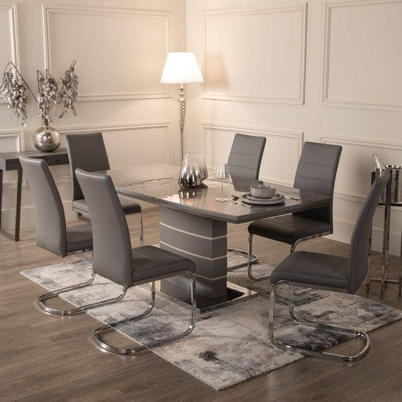 Milano Dining Table & 6 Chairs