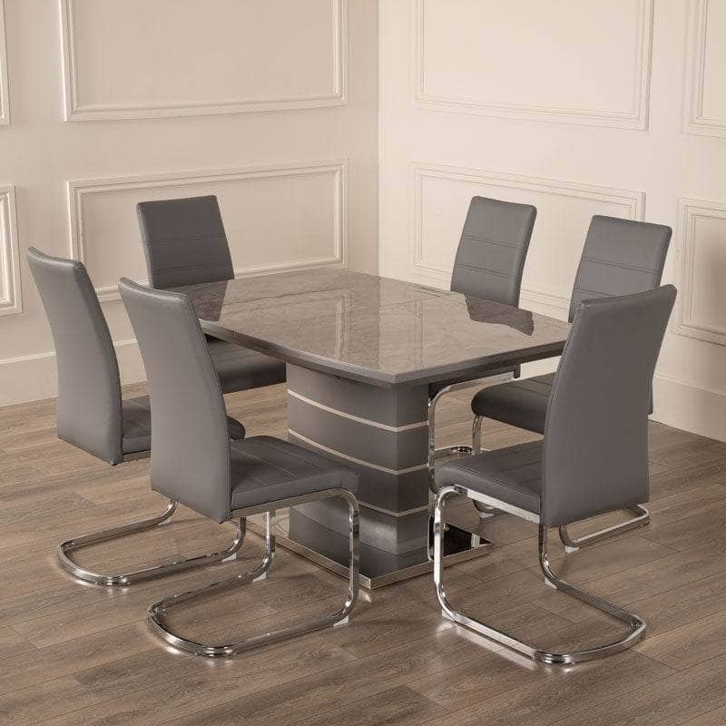 Milano Dining Table & 6 Chairs