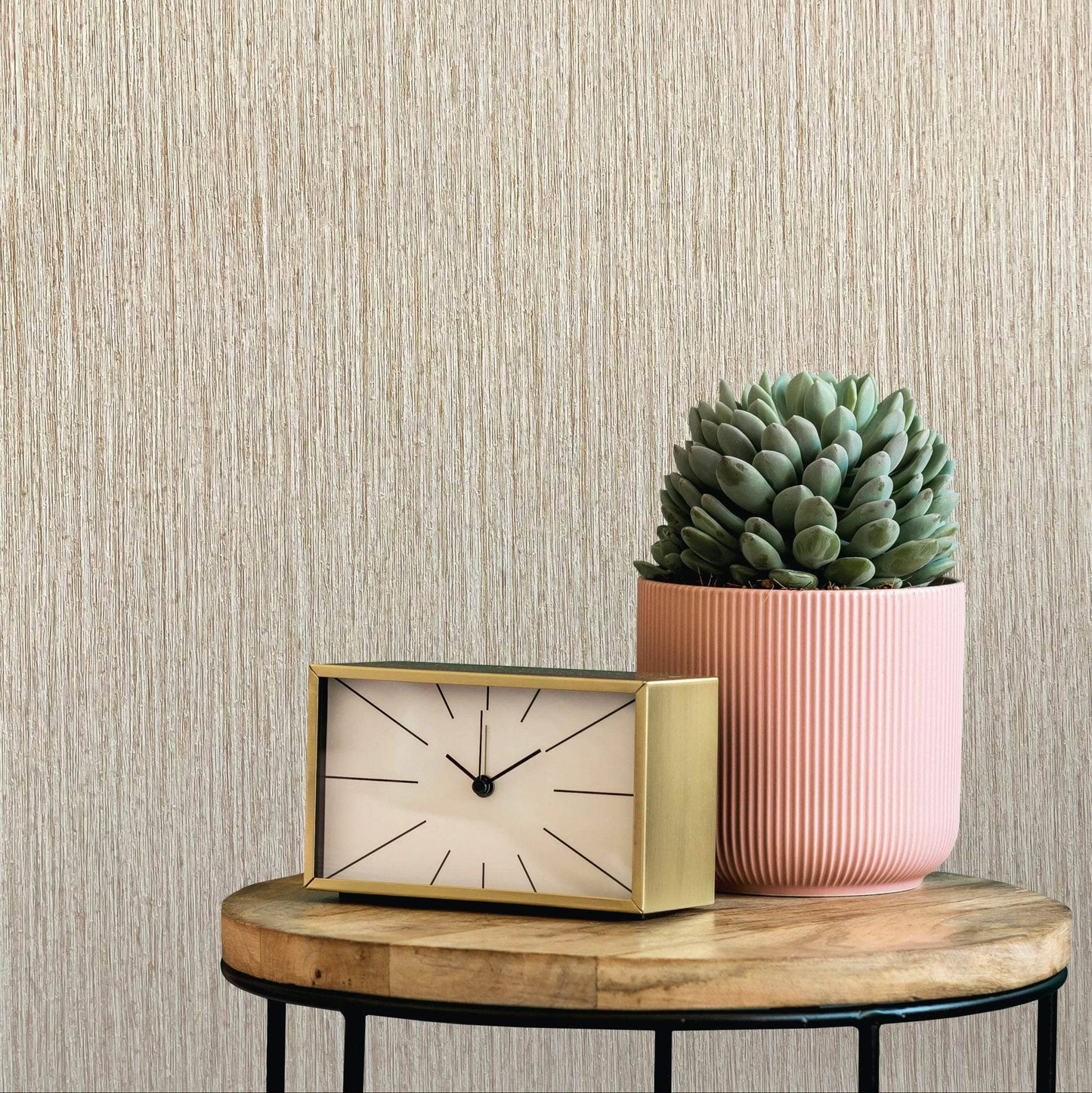 Rasch Angelica Silk Taupe Wallpaper - 544763