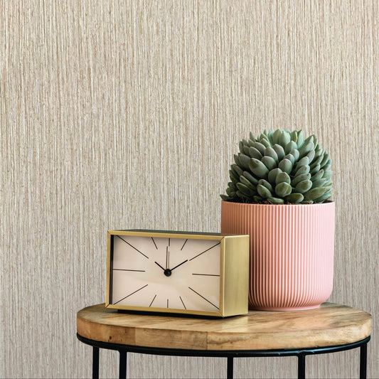 Rasch Angelica Silk Taupe Wallpaper - 544763