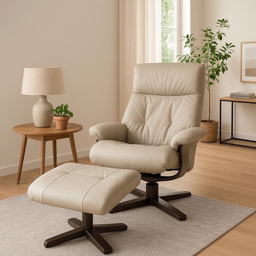 Salzburg Chair & Stool - Mushroom