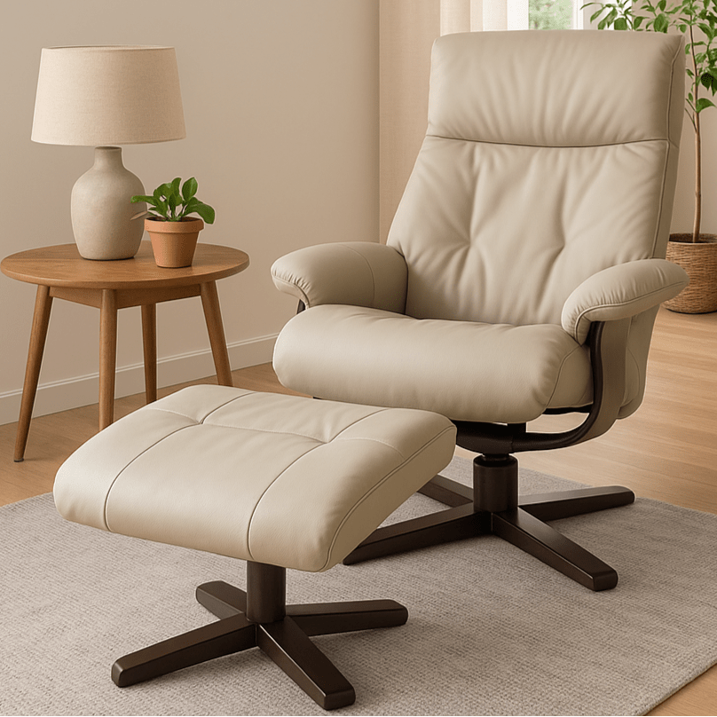 Salzburg Chair & Stool - Mushroom