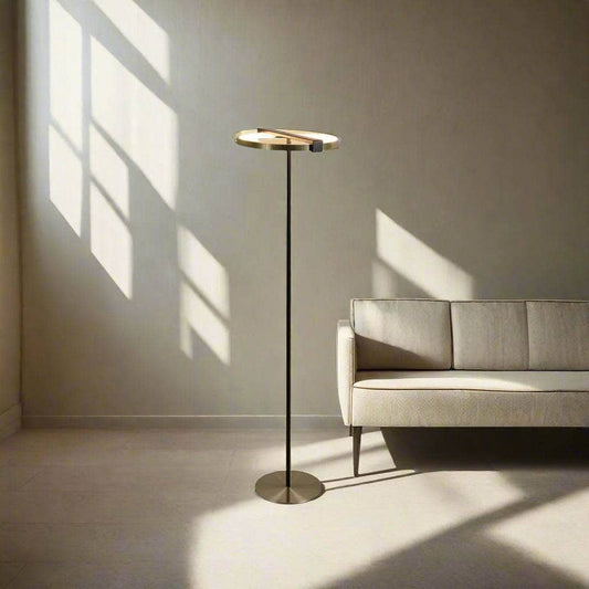Prato Floor Lamp - Black & Gold