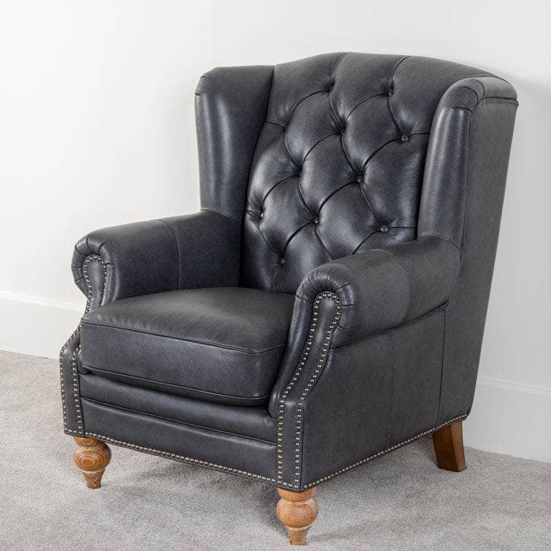 Regent Wing Chair - Grey