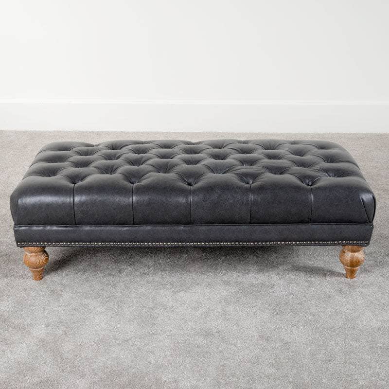 Regent Footstool - Grey