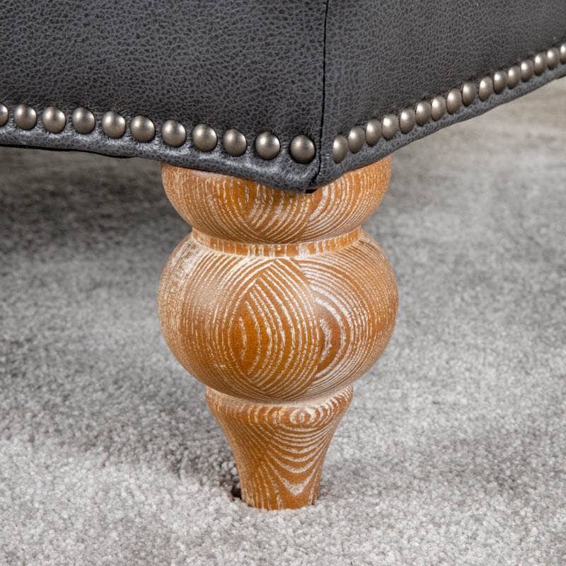 Regent Footstool - Grey