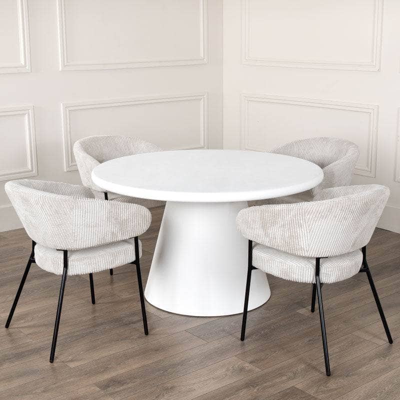 Senator Round Table & 4 Calagary Chairs