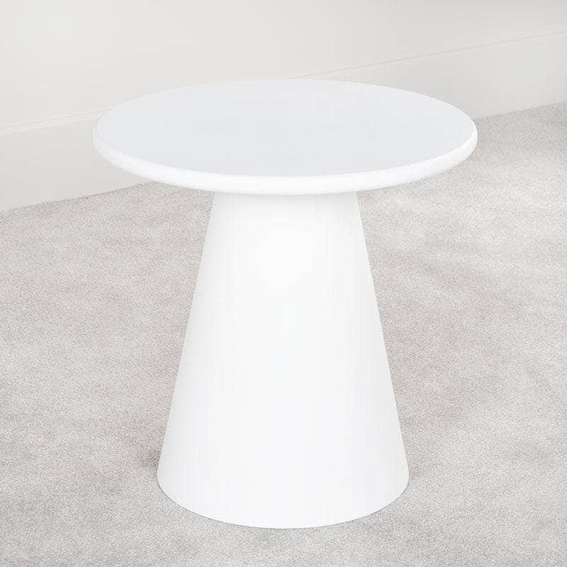 Senator Lamp Table - White