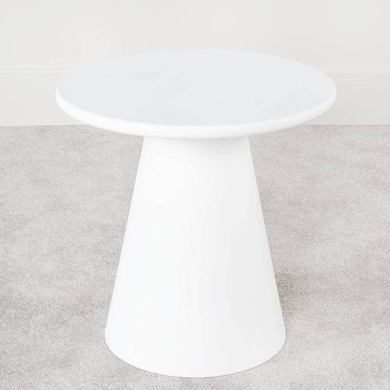 Senator Lamp Table - White