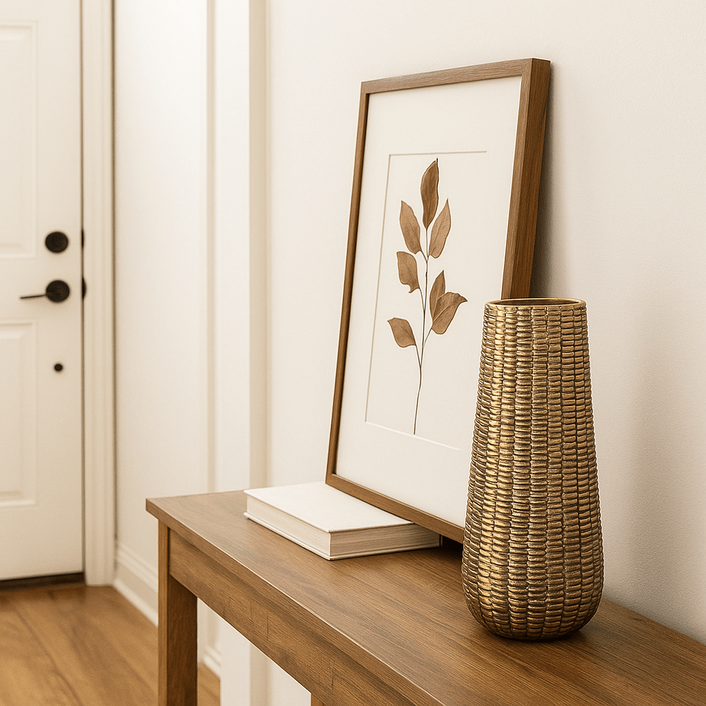 Marquesa Brushed Gold Vase - Small