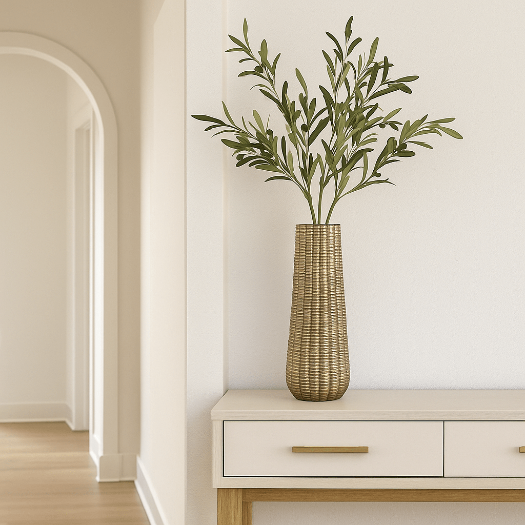 Marquesa Brushed Gold Vase - Large