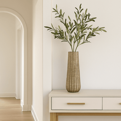 Marquesa Brushed Gold Vase - Large