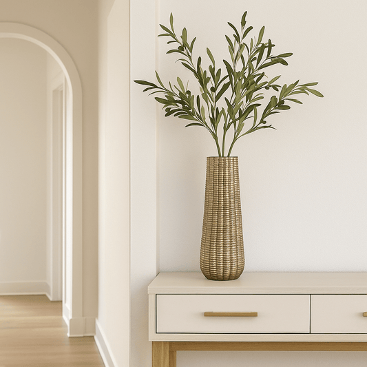 Marquesa Brushed Gold Vase - Large